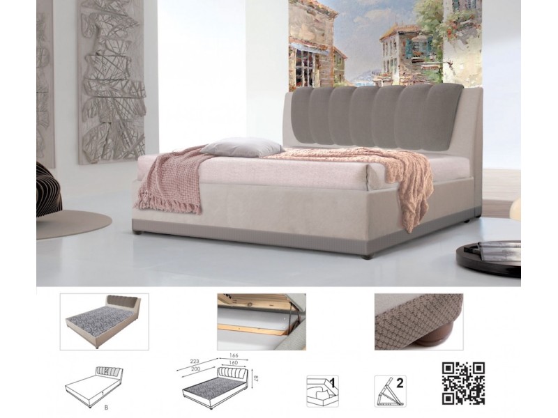 Bed "Ornella" 160x200 cm