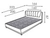 Bed "Ornella" 160x200 cm