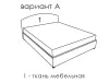 Ліжко "Мілена " 160х200 см