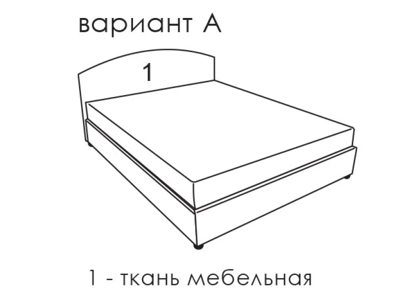 Ліжко "Мілена " 160х200 см