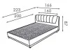 Bed "Ornella" 160x200 cm