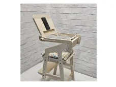 Зростаючий стілець трансформер з м'якою подушечкою