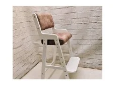 Зростаючий стілець трансформер з масиву ясеню та фарбуванням